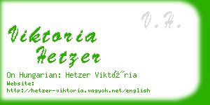 viktoria hetzer business card